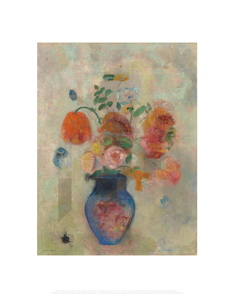 Large Vase with Flowers