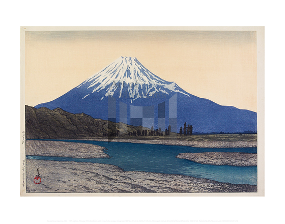 Fuji River, Kawase Hasui 