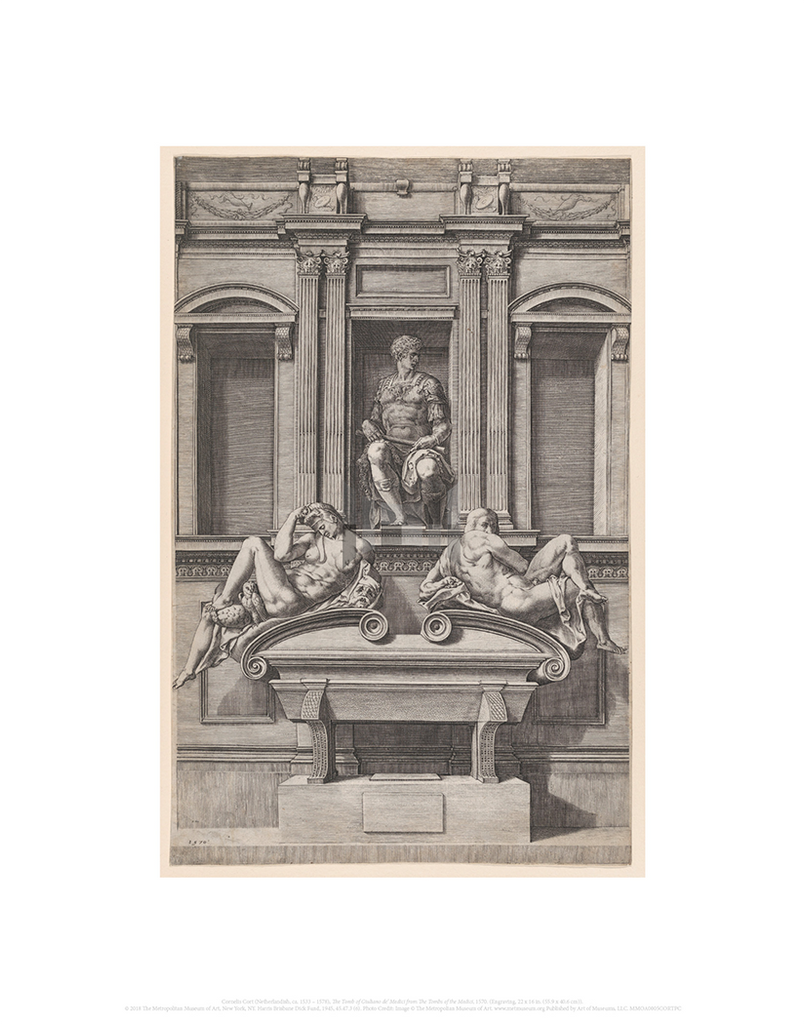 The Tomb of Giuliano de' Medici from The Tombs of the Medici, Cornelis Cort