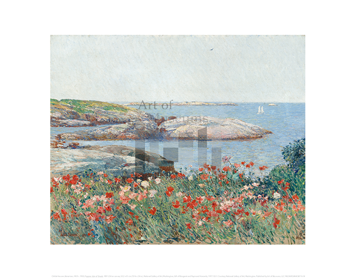 Poppies, Isles of Shoals, Childe Hassam