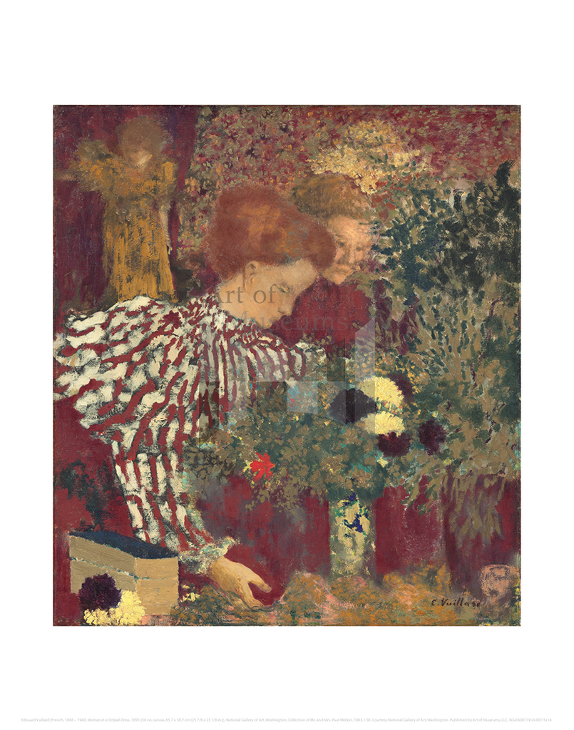 Woman in a Striped Dress, Edouard Vuillard 