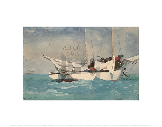 Key West, Hauling Anchor, Winslow Homer