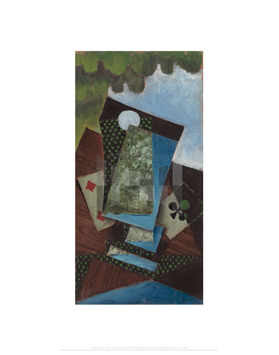 Ace of Clubs and Four of Diamonds, Juan Gris