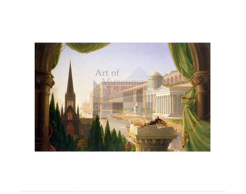 The Architect's Dream, Thomas Cole